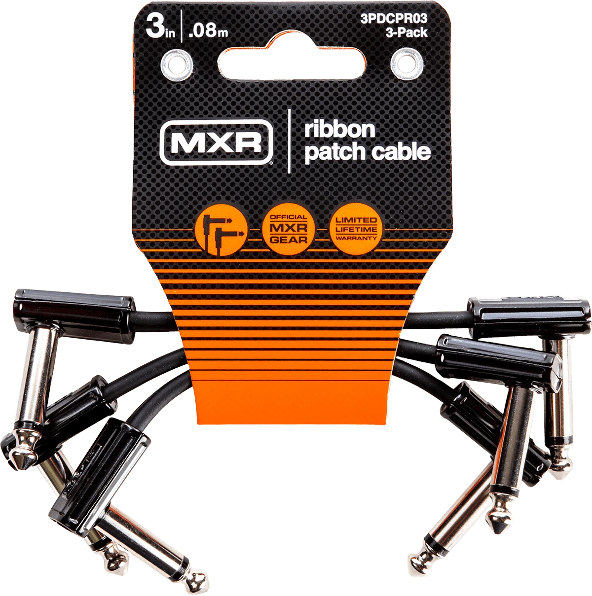 MXR EMX 3PDCPR03 Slim Jack Patchkabel 7cm 3 Stück